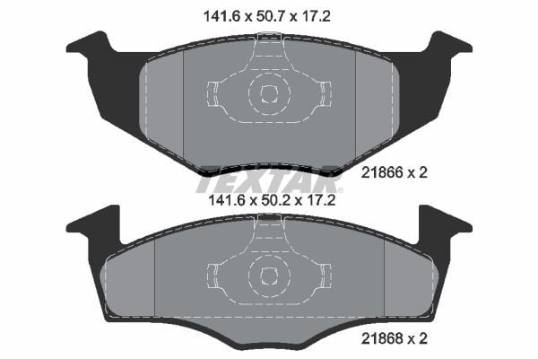 TEXTAR FREN BALATASI POLO/FABIA (6N0698151C)