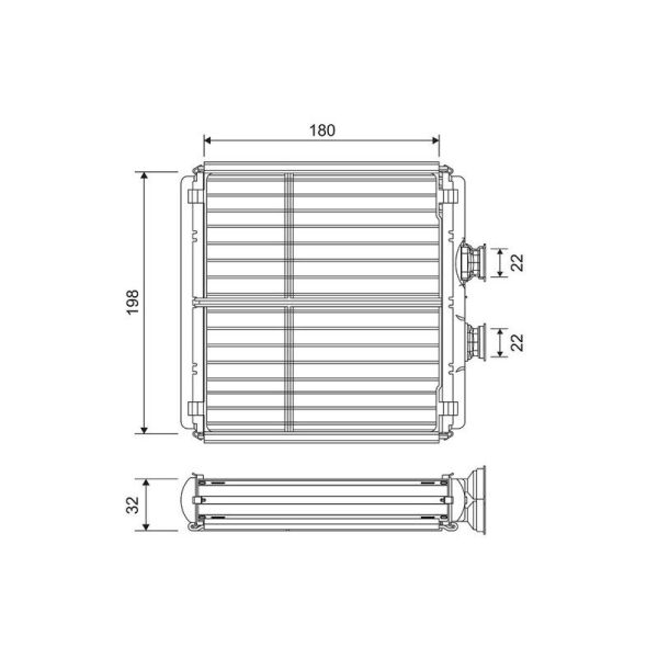 VALEO KALORİFER RADYATÖRÜ W204/W212 (A2048300061)