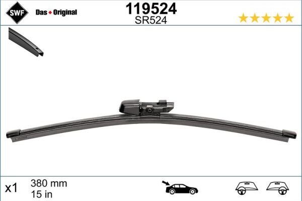 SWF ARKA SİLECEK TIGUAN 375 MM (760955427)