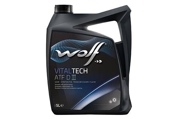 WOLF OTOMATİK ŞANZIMAN YAĞI ATF DIII DEXRON III & DEXRON II E & MB-236.10 KIRMIZI 5L (A0019892103)