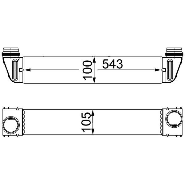 BEHR İNTERKOL RADYATÖRÜ BMW E60 E61 M47 M57N (17517795823)