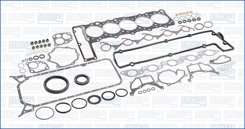 AJUSA MOTOR CONTA TAKIMI M602 (KOMPLE)-(ÜST KAPAK CONTA+SUBAP LASTİĞİ İLE) (A6020163920)