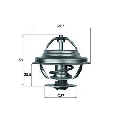 BEHR THERMO TERMOSTAT E21-28-30-34 M20-21 (11531265085)