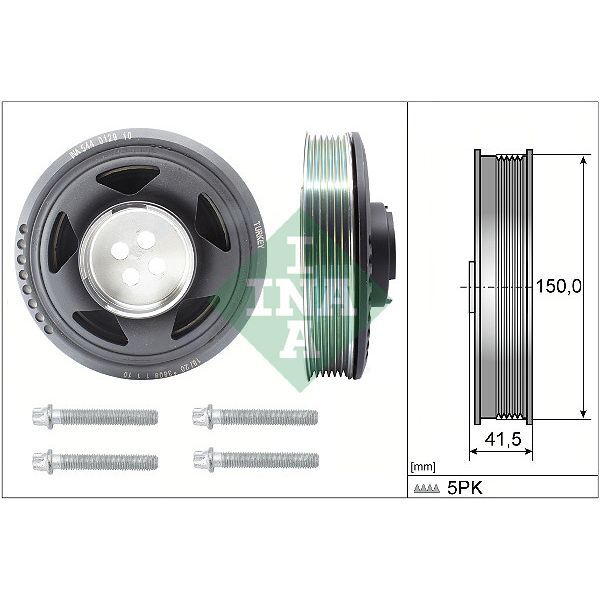 INA KRANK KASNAĞI F20/F21/F45/F46/F48 - B37 (SAPLAMALI) (11237643074)
