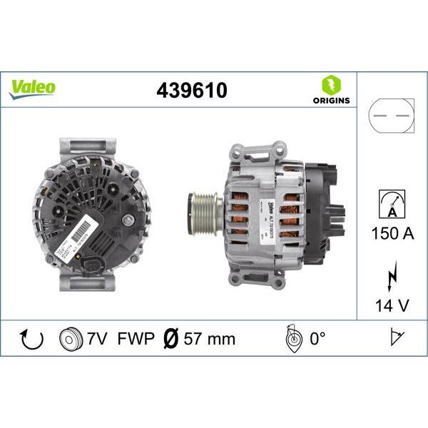 VALEO ALTERNATÖR MERCEDES C SERİSİ (W/S204) (A2711541502)