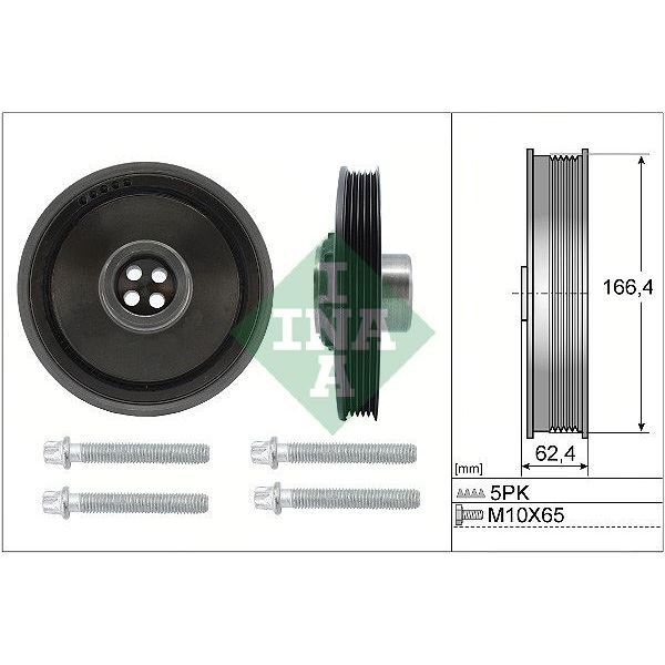 INA KRANK KASNAĞI R55/R56/R57/R60/R61 - N47N (11238511320)