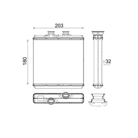 BEHR KALORİFER RADYATÖRÜ W204/W212 (A2048300061)