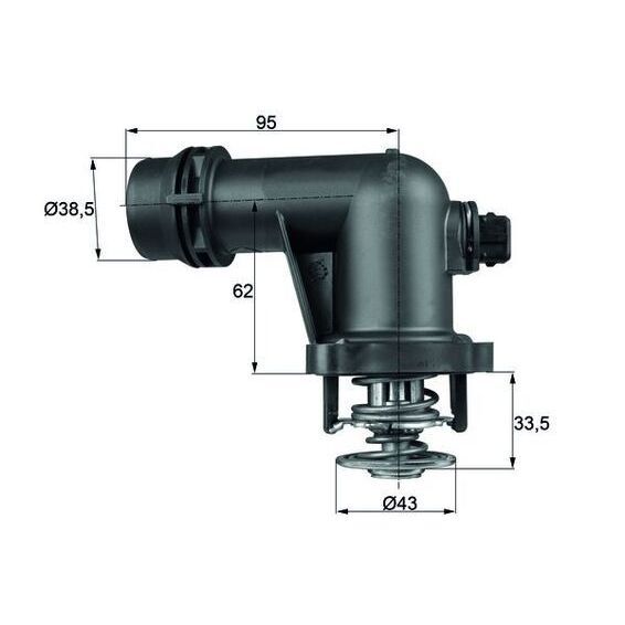 BEHR THERMO TERMOSTAT E46 / M43 (11531437085)