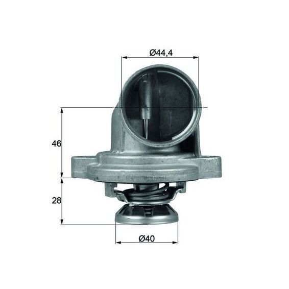 BEHR THERMO TERMOSTAT 80'C 601 VİTO 110 D (A6012030075)