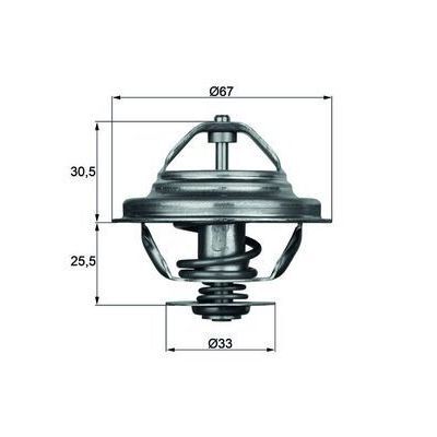 BEHR THERMO TERMOSTAT M20 / M50 / 80LİK (11531710953)