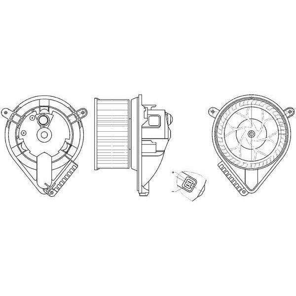BEHR KALORİFER MOTORU W638 (A0028301508)