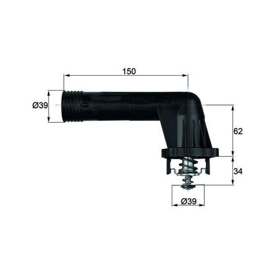 BEHR THERMO TERMOSTAT M-43/E-36 (11531739755)