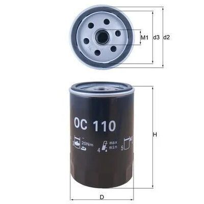 KNECHT YAĞ FİLTRESİ 102 84> (A1021840101)