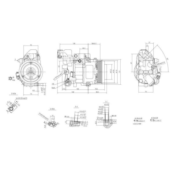 DENSO KLİMA KOMPRESÖRÜ (A0002309411)