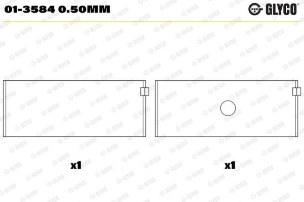 GLYCO KOL YATAK. M601-602-603. 0,50. TEK GÖZ. (A6030301760)
