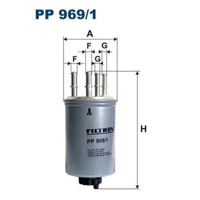 FILTRON YAKIT FİLTRESİ DISCOVERY III 2.7TD LAND RANGE IV (LG)3.0D SPORT (LS)2.7D SPORT (LW) 3.0D HYBRİD (LR007311)