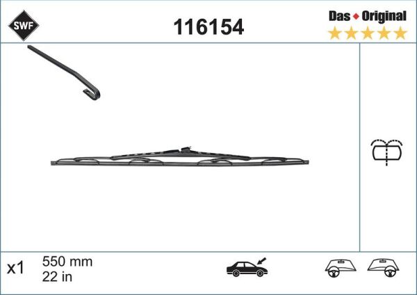SWF SİLECEK, (550 MM) MERCEDES VITO (ST) (A6388201145)