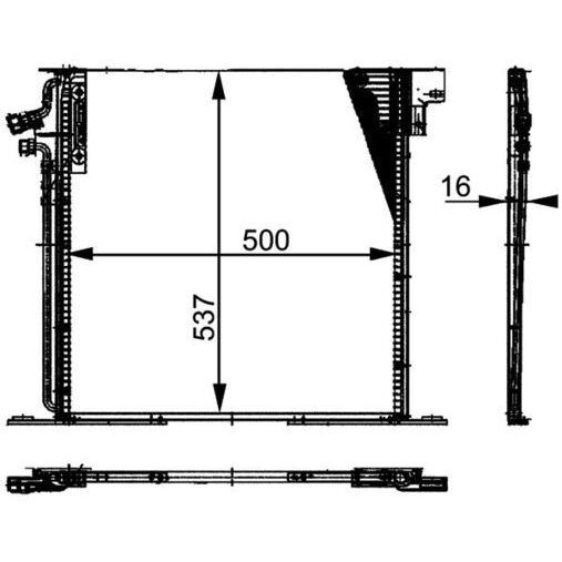 BEHR KLİMA RADYATÖRÜ W638 (A6388350170)