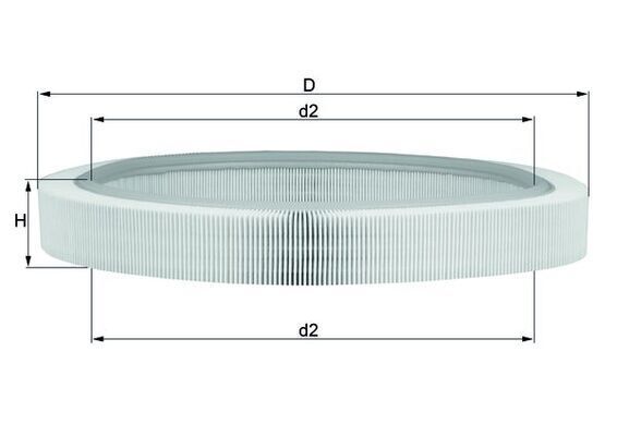 KNECHT HAVA FİLTRESİ 102 ENJ 88> (A0030943804)