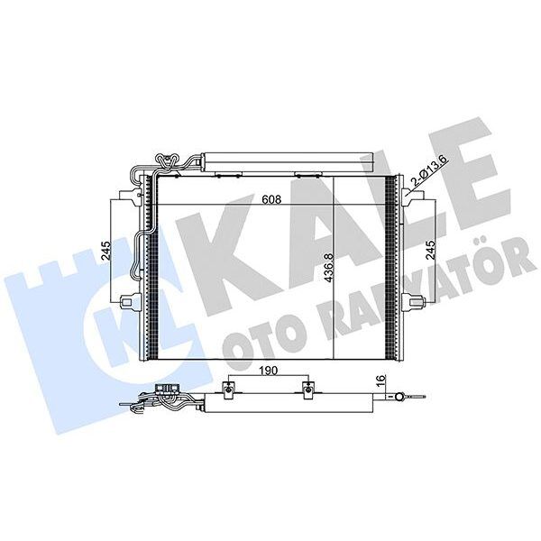 KALE KLİMA RADYATÖRÜ (A2115001154)