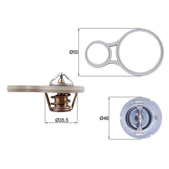 BEHR THERMO TERMOSTAT R50-52-53 MİNİ W10-W11 (11537596787)