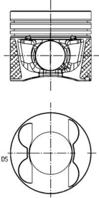 KOLBENSCHMIDT PİSTON 642M 0.50 83, 51MM (40095630)