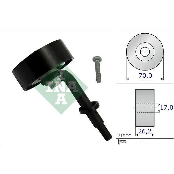 INA GERGİ KASNAĞI M47N/M57N/N47N AYAKLI (11287807021)