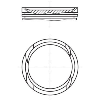 MAHLE PİSTON. M111. 940-941-942. W124-202-210. 89.90. STD. ( 89L19 ) (A1110309017)