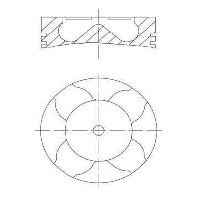 MAHLE PİSTON SEGMAN M47N/M57N 84,00 MM (STD) E90-YENİ MODEL (11247790515)