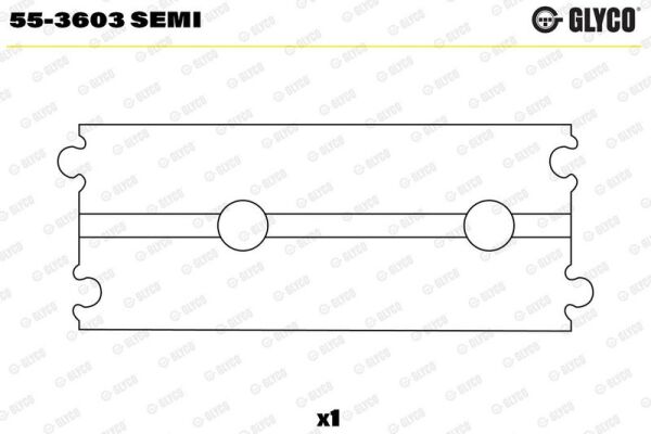 GLYCO PİSTON KOL BURCU 102/103/111 KÜÇÜK (A1110380250)