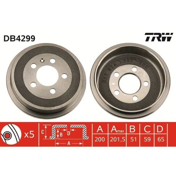 TRW FREN DİSKİ (6Q0609617)