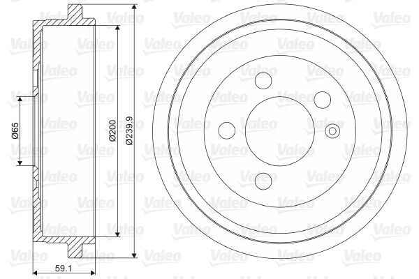 VALEO ARKA KAMPANA POLO FABIA IBIZA 02> (6Q0609617)