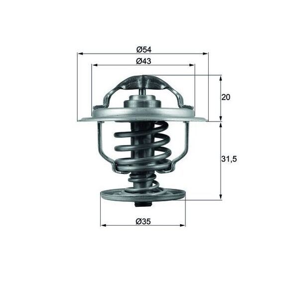 BEHR THERMO TERMOSTAT CADDY GOLF 1,9 TDI (03G121113A)