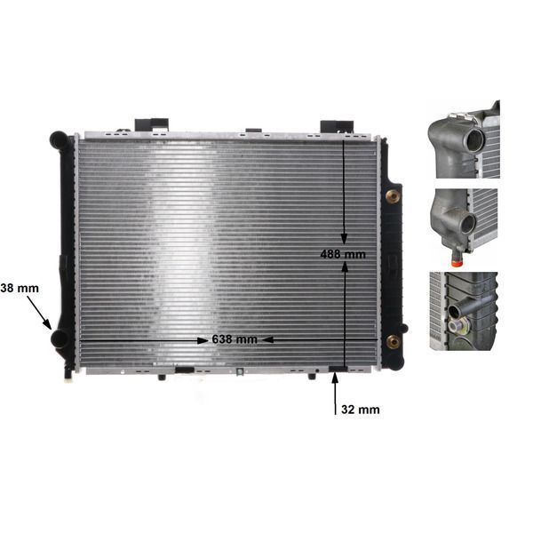 BEHR SU RADYATÖRÜ W210 (A2105000903)