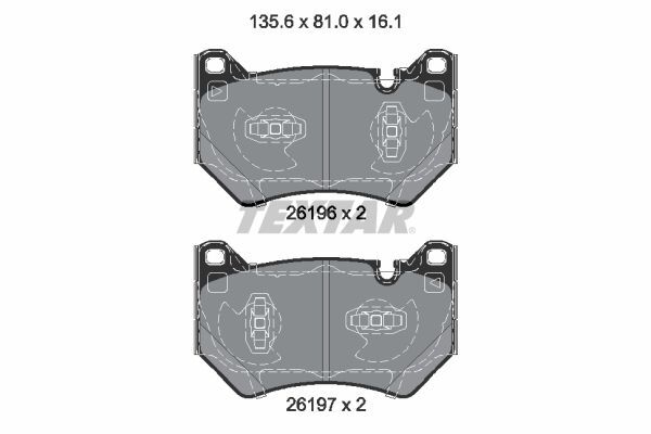 TEXTAR FREN BALATASI Q5 (80A698151B)