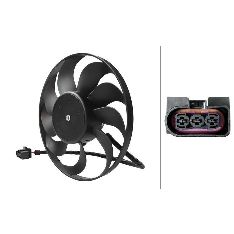 NRF FAN MOTORU SAĞ GOLF4/BORA/A3/TOLEDO AKL/BFQ/AGU/AGN/BCB/AGR 1,6/1,8/1,9 TDİ 97>04 (1J0959455M)