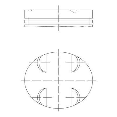MAHLE PİSTON 272 93.16MM (A2720309717)