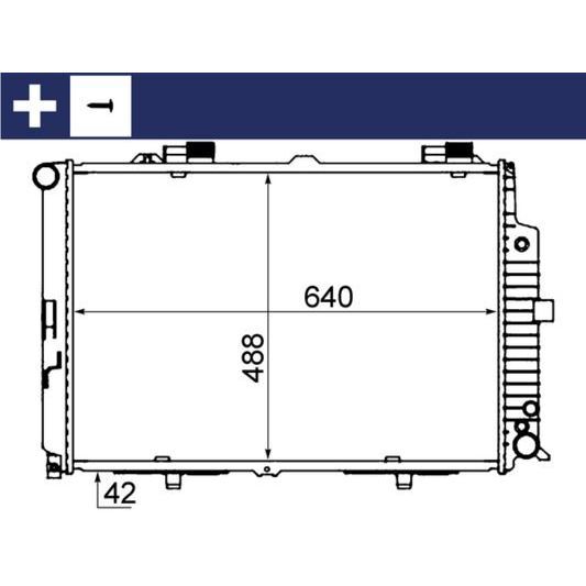 BEHR SU RADYATÖRÜ W210 (A2105006603)