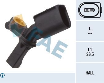 FAE ARKA ABS SENSÖRÜ SAĞ POLO/CORDOBA/FABIA/A1 01> (6Q0927808A)