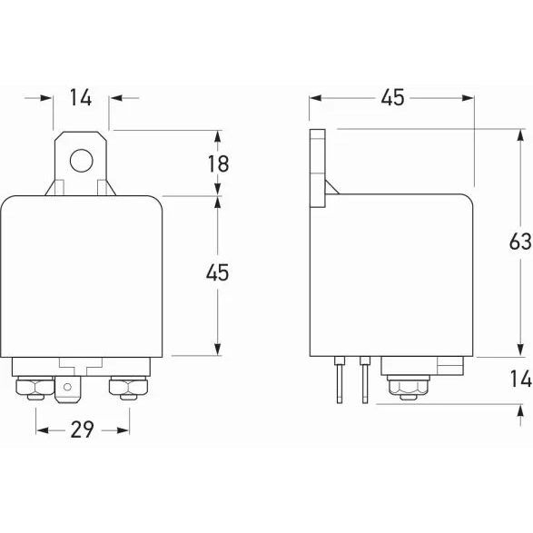 HELLA RÖLE (4RA905330041)