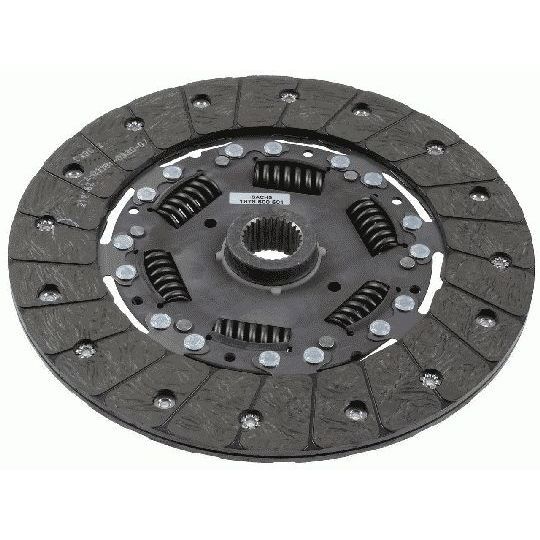 SACHS DEBRİYAJ BALATASI. W901-902-903. M602. 250 ÇAP.