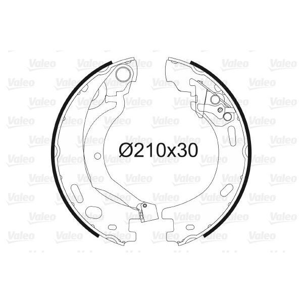 VALEO EL FREN BALATASI RANGE ROVER SPORT/DISCOVERY (LR025151)