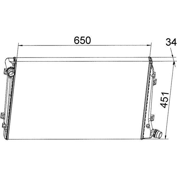 BEHR SU RADYATÖRÜ CADDY-GOLF 1,9 TDI (1K0121251DP)