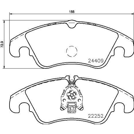 BREMBO FREN BALATASI A6/A7/Q5 (4G0698151AA)