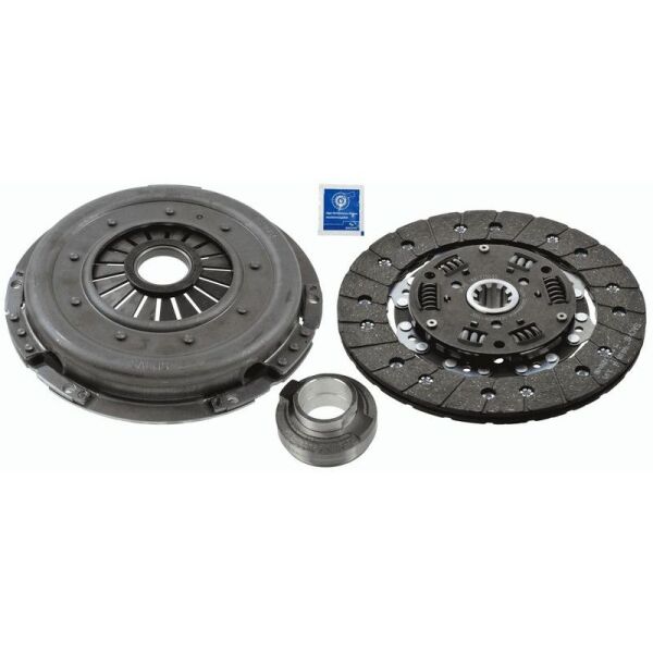 SACHS DEBRİYAJ SETİ. W114-116-123-460. 6 SİL. BASKI-BALATA-BILYA. KALIN FREZE. 228 ÇAP.