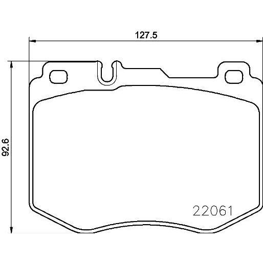BREMBO ÖN FREN BALATASI. W205-213-238. 2013-> (A0084201820)