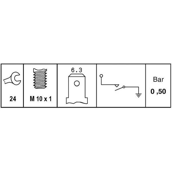 ERA YAĞ MÜŞÜRÜ POLO AEE 0,5 BAR YEŞİL (030919081B)