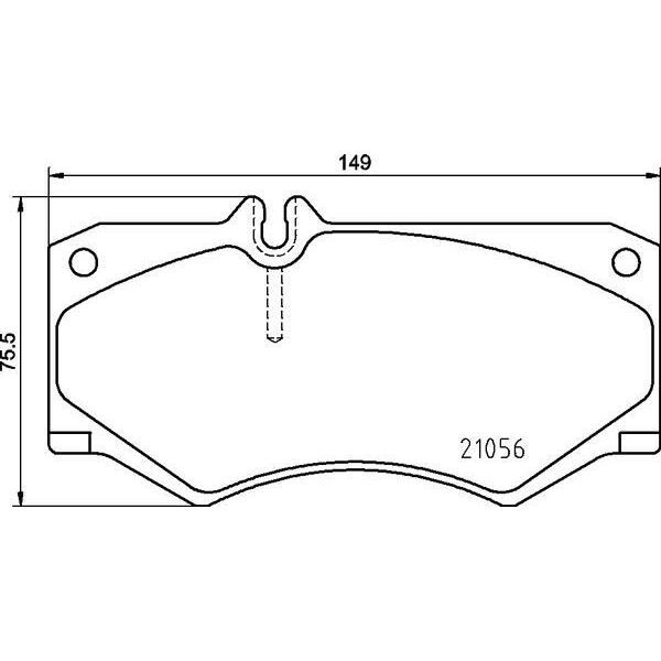 BREMBO FREN BALATASI W460/463 ÖN (A0084204020)