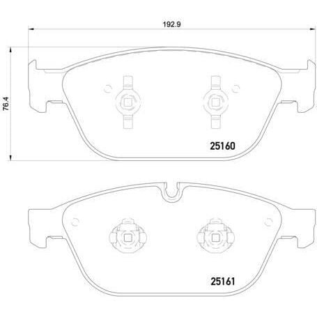 BREMBO FREN BALATASI ÖN A8/Q5 12>18 (4H0698151H)