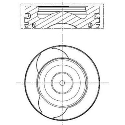 MAHLE PİSTON.607 76.00 MM 110 HP EURO5 (A6070300717)